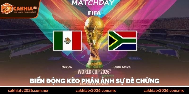 Biến động kèo phản ánh sự dè chừng