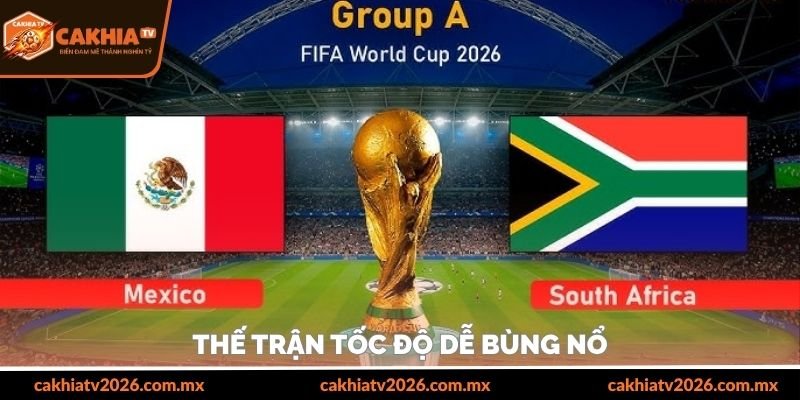Thế trận tốc độ dễ bùng nổ