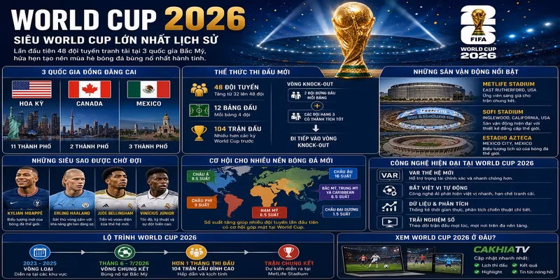 Tổng quan world cup 2026 với các nội dung nổi bật