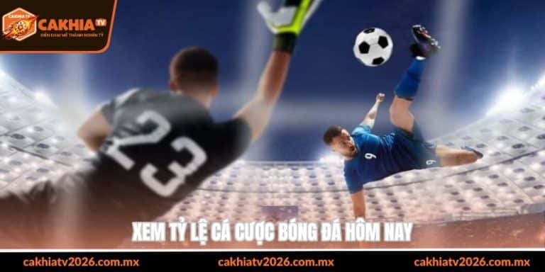 xem tỷ lệ cá cược bóng đá hôm nay