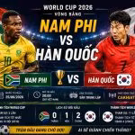 Trận Nam Phi vs Hàn Quốc ngày 25/06